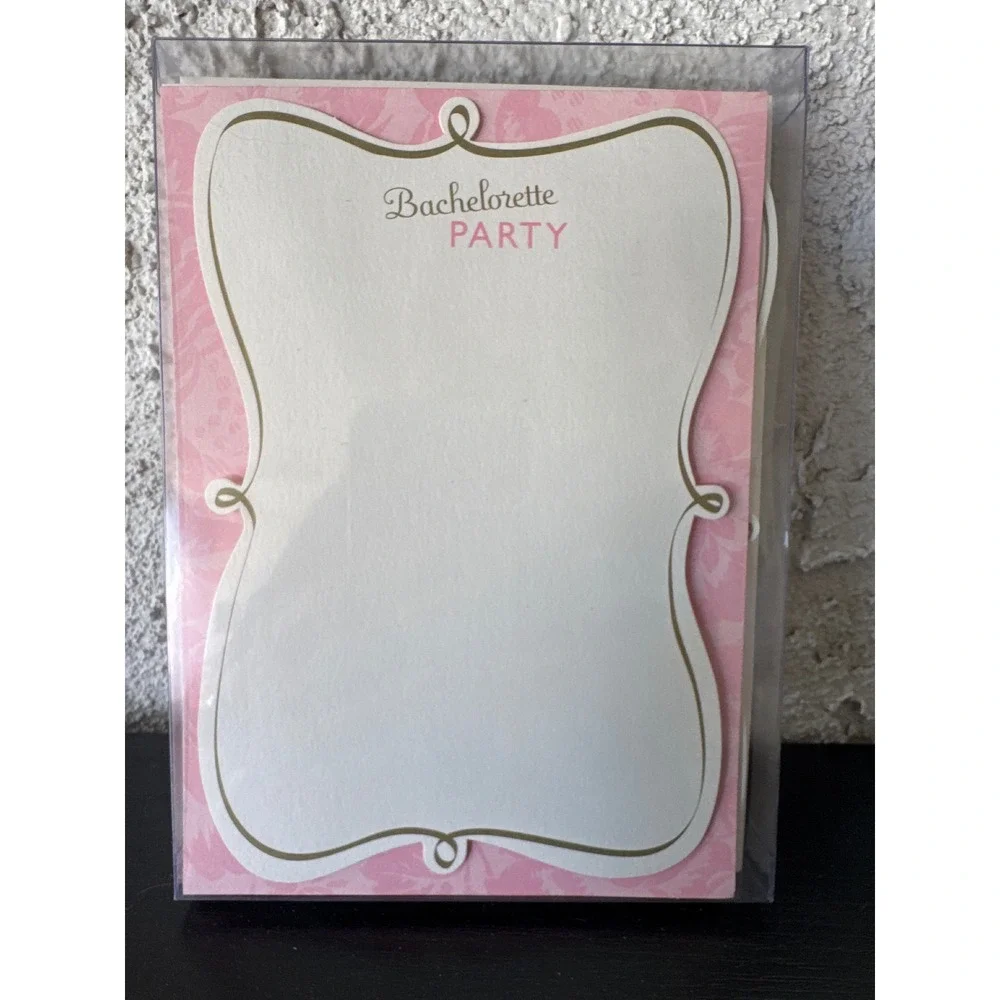 20 Anna Griffin The Wedding Studio Bachelorette Party Invitations Pink Gold - Picture 3 of 4